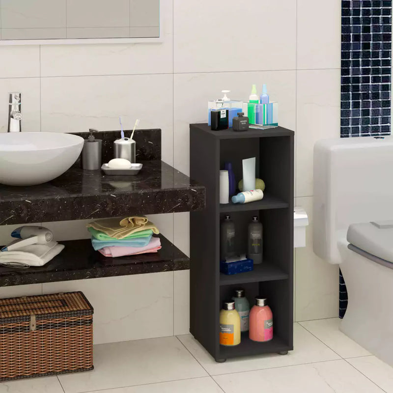 Estante Multiuso Clean 81,2cm X 29,8cm Artany Preto