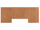 Cabeceira Ripada MDF Para Cama de Casal 2,95m