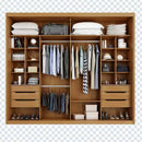 Guarda Roupas atraente de 2,67 100% MDF cor 02